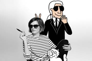 Karl Lagerfeld maakt capsule collectie met cartooniste Tiffany Cooper