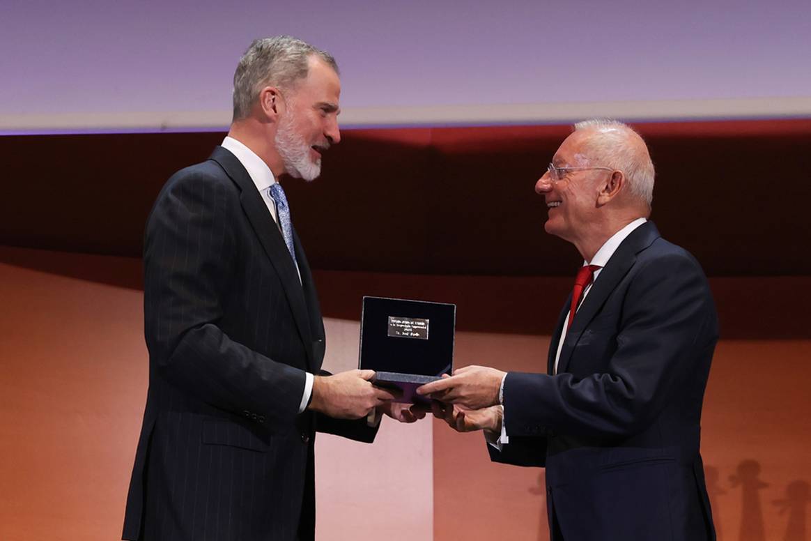 Award ceremony for the VIII edition of the Kingdom of Spain Business Career Award.