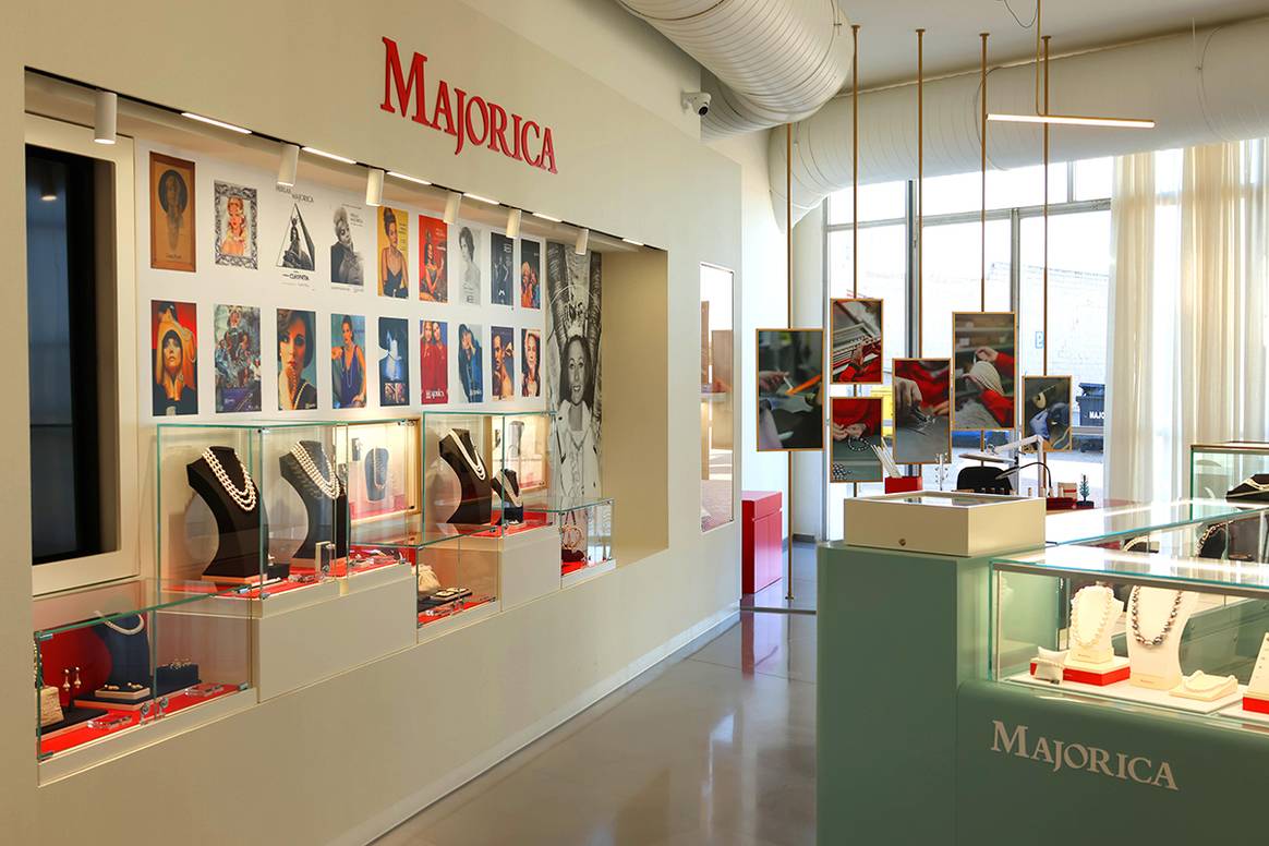 Tienda de Majorica en Manacor, Mallorca (España).