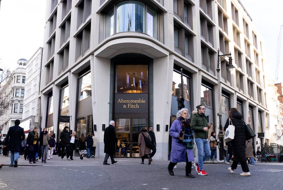 Der Abercrombie & Fitch-Store in der Oxford Street.