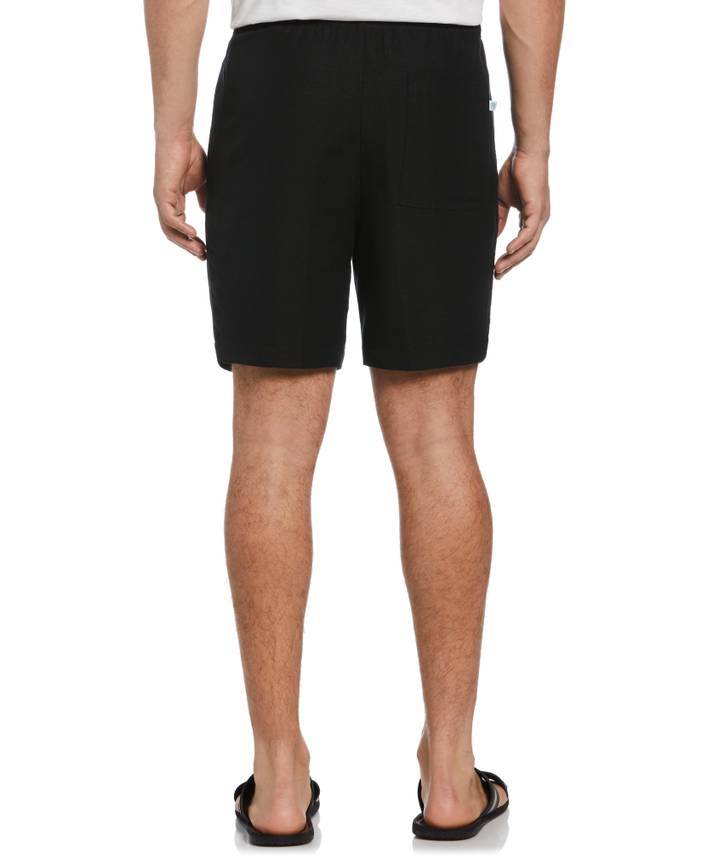 Men's Linen Blend Pull On Drawstring Shorts | Cubavera