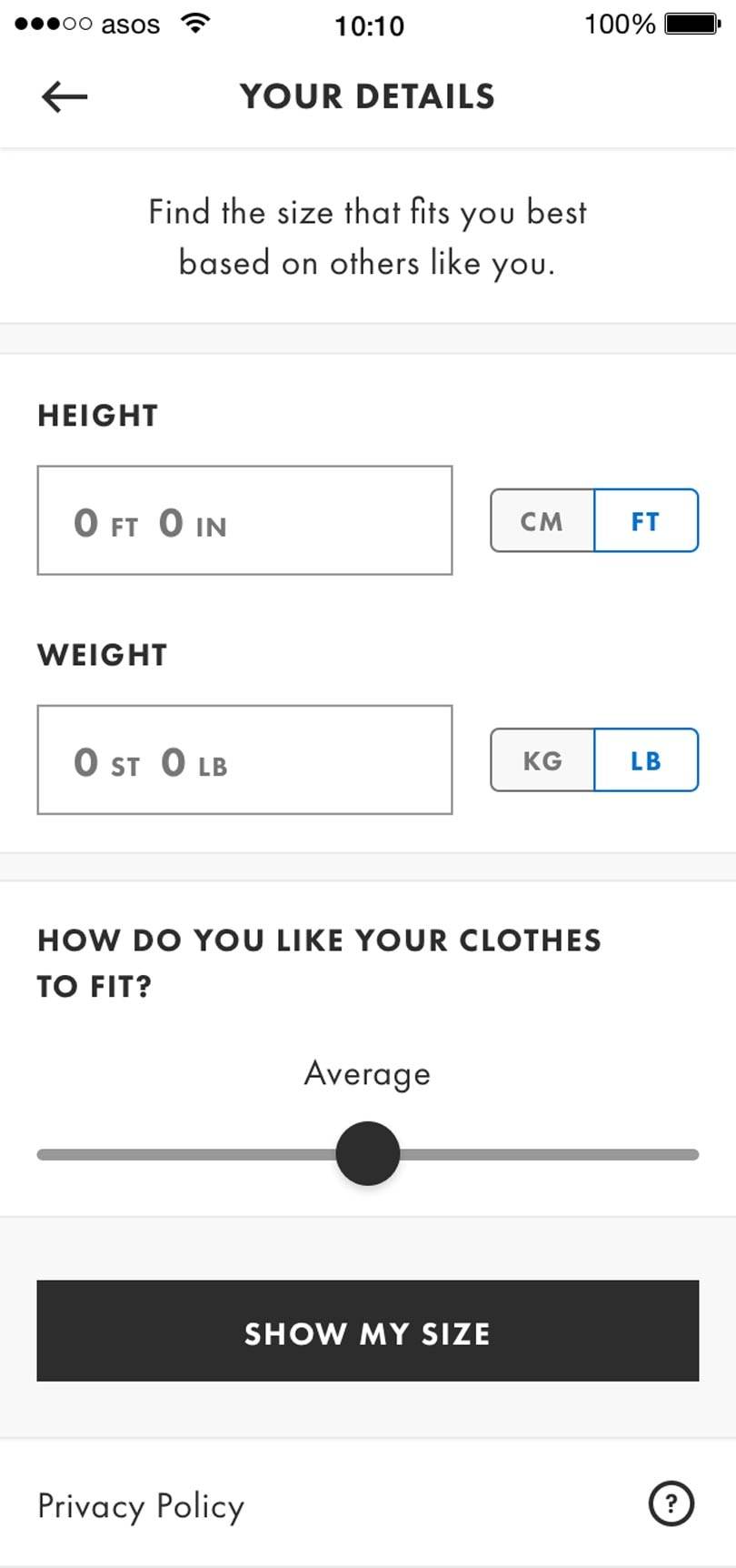 Asos rolls out Fit Assistant tool