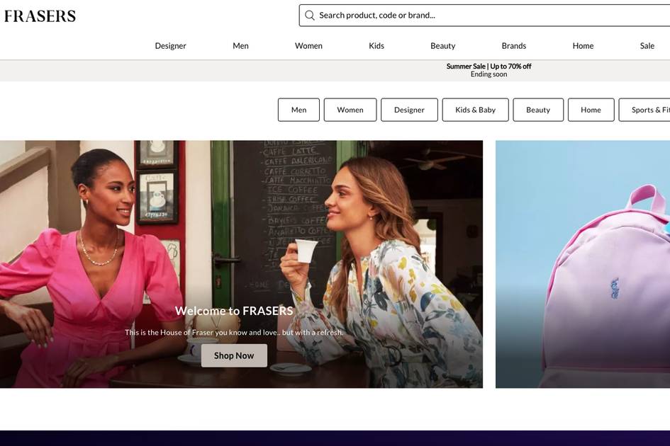 Frasers House of Fraser rebrands to Frasers