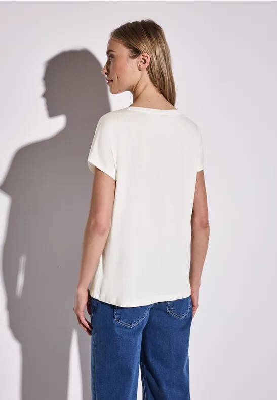 T-shirt avec texte sur film | Street One