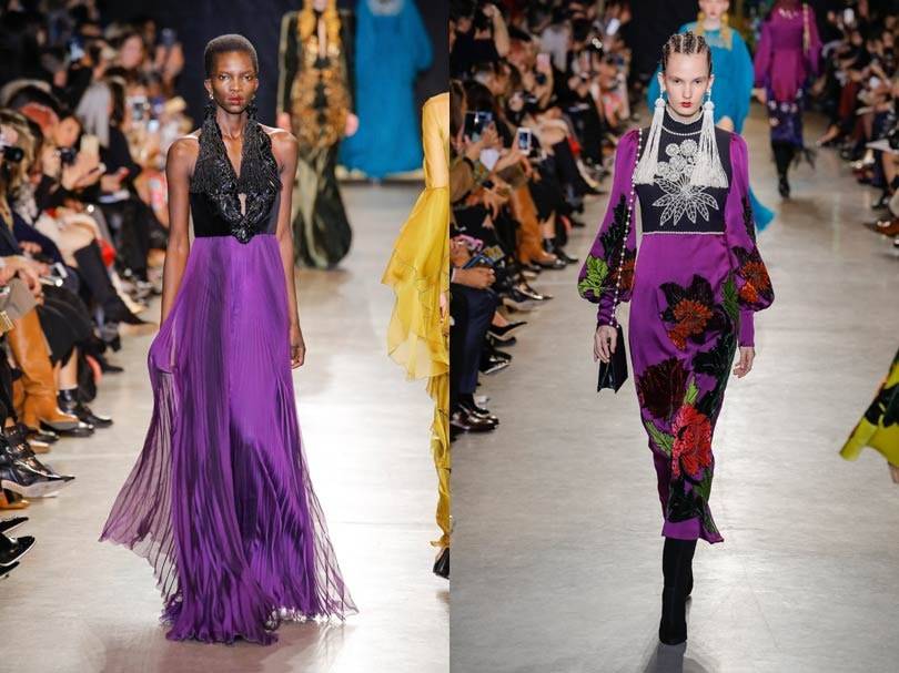 Gespot op de catwalk: Pantone x Prince paars