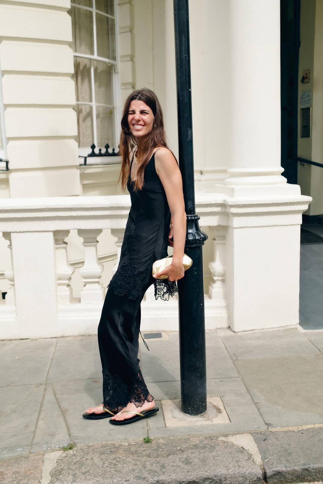 Laura Roso Vidrequin, con “total look” de Zara para “The Fold-er”.