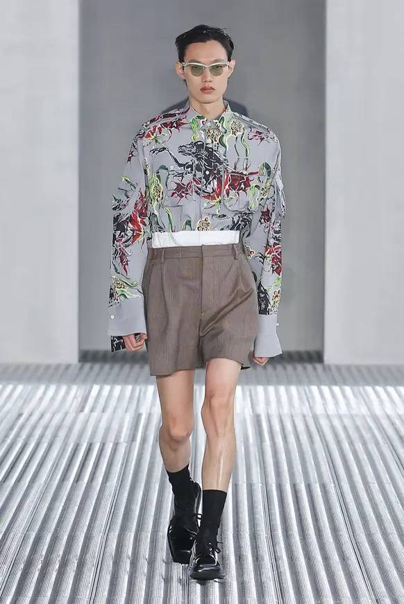 Prada uomo, SS 24, courtesy of Prada