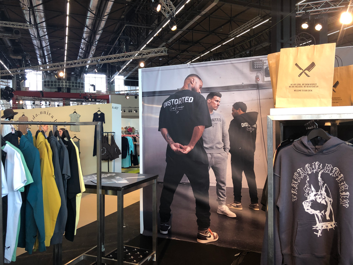 Distorted People-Stand auf der Modefabriek. Bild: Distorted People