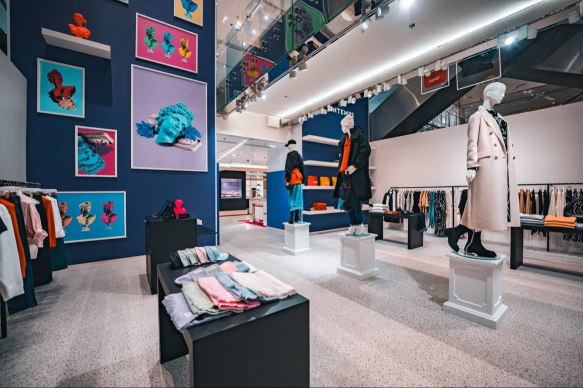 Pop-up Esprit au Printemps Haussmann
