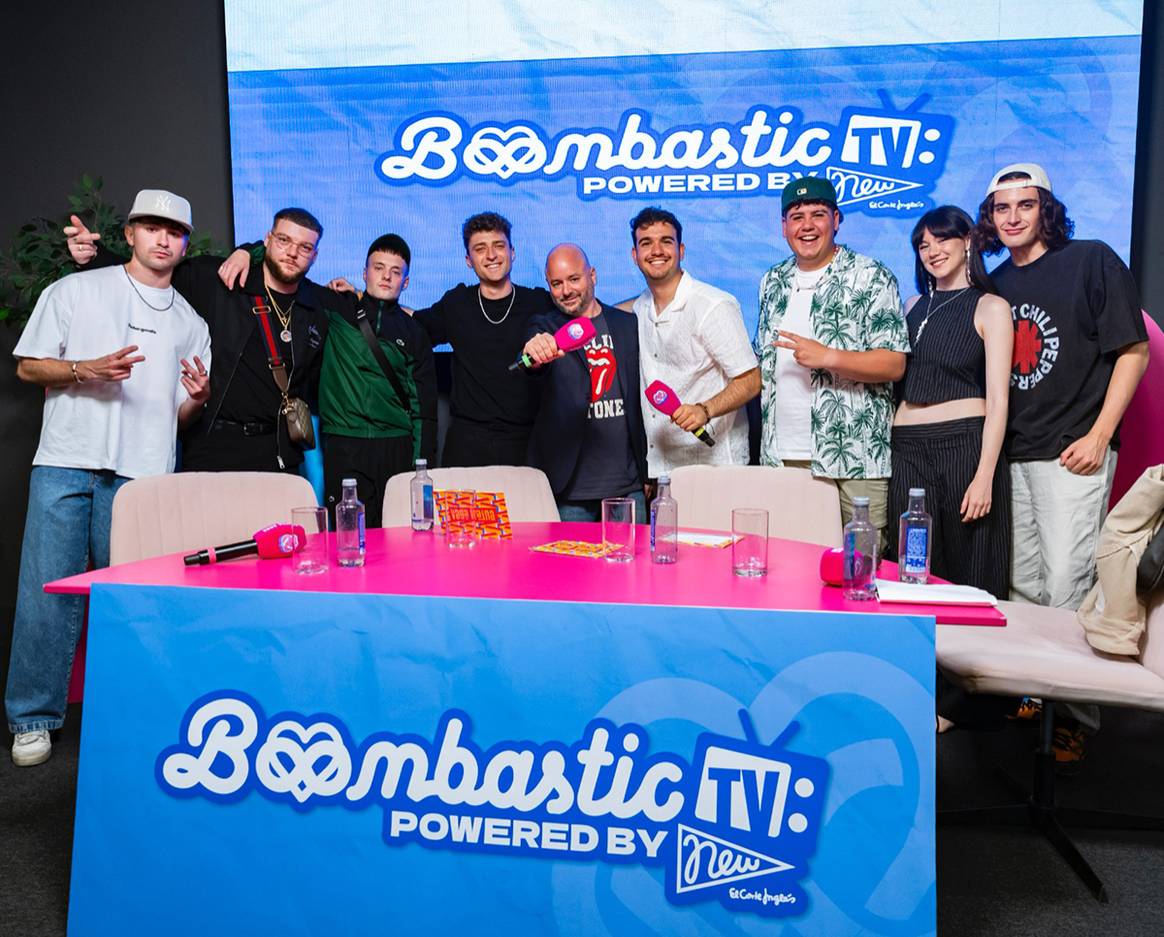Presentación de la colaboración de New El Corte Inglés como nuevo patrocinador oficial de los festivales de música de Boombastic, el 13 de mayo de 2025 en Madrid (España).