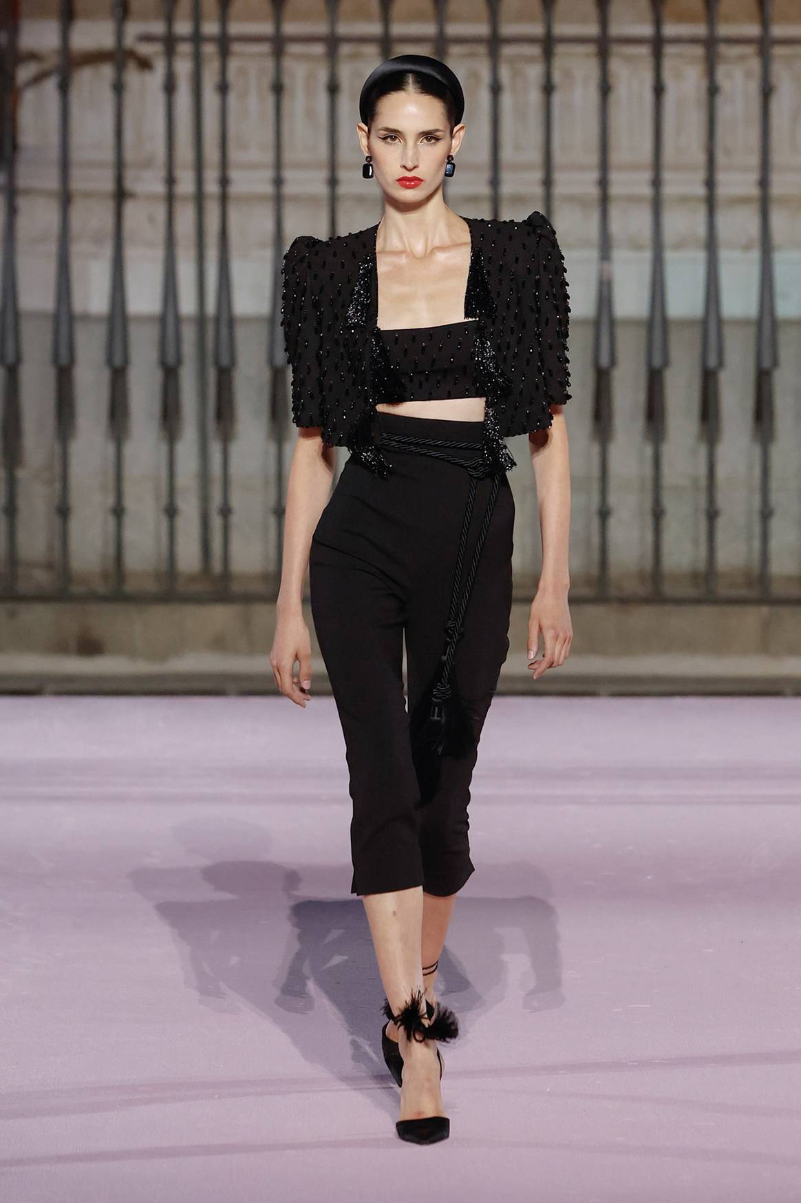 Carolina Herrera, presentación en la Plaza Mayor de Madrid de la colección Primavera/Verano 2026.