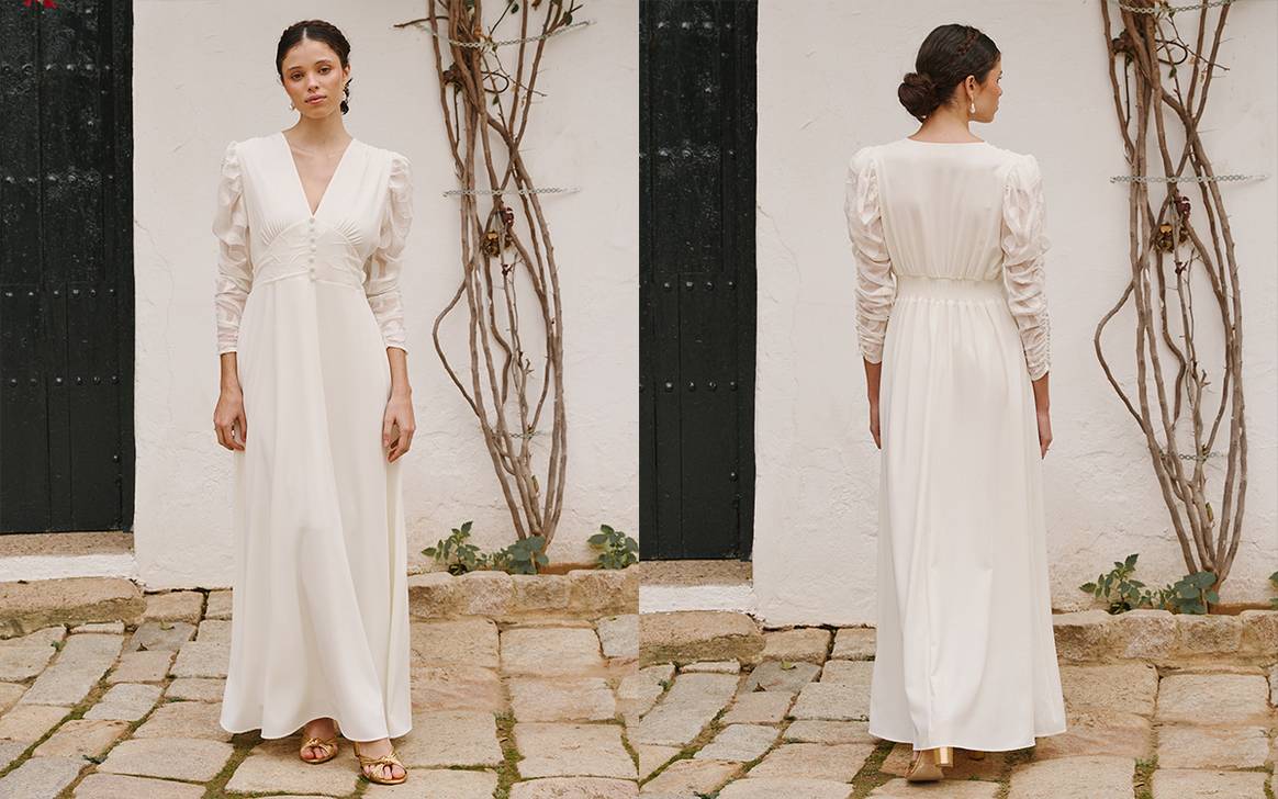 Polín et moi, vestido de novia “Lirio” de la colección “La belleza de una flor”.