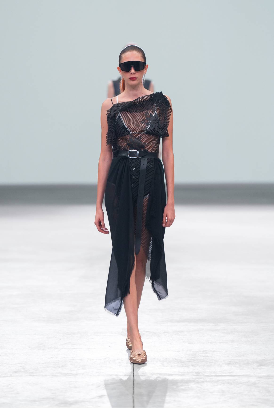 Hubo una gran propuesta de looks totales en negro.