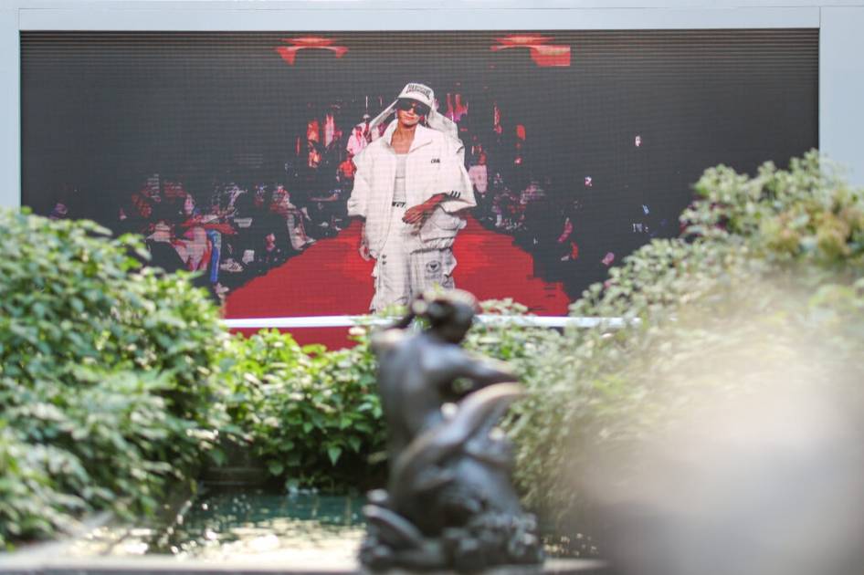 NYFW public event at Rockefeller Center