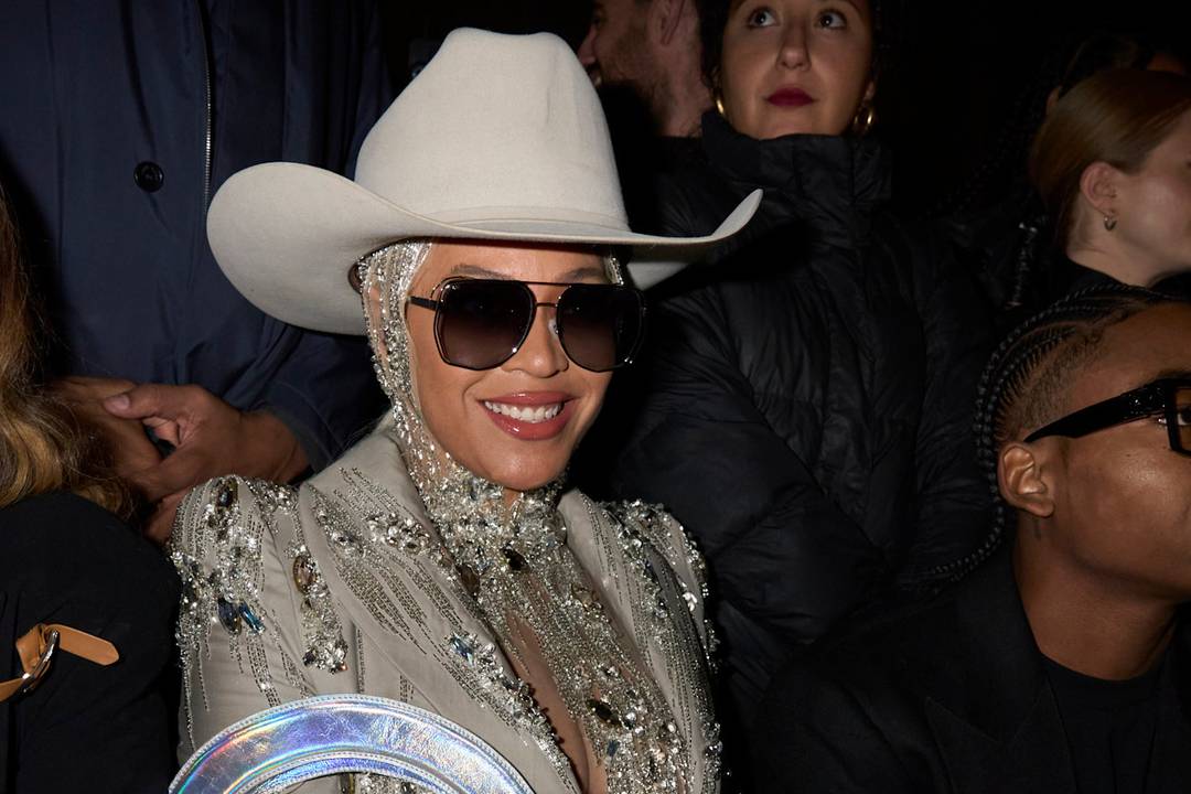 Beyoncé au défilé de la marque Luar FW2024