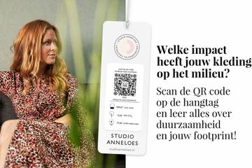 Studio Anneloes maakt fashion footprint van elk kledingstuk inzichtelijk