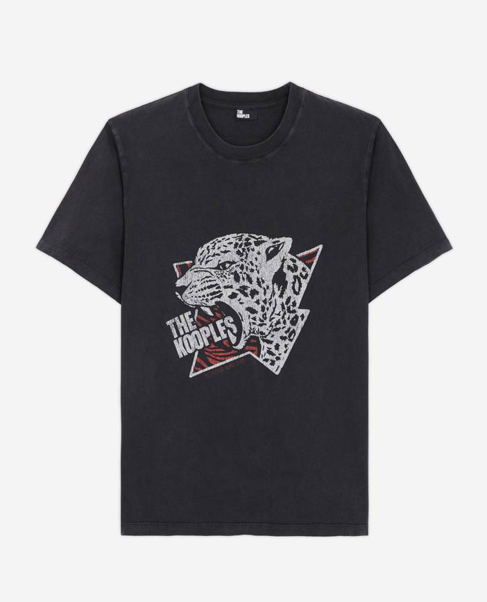 T-shirt Herren Mit Tiger-siebdruck | The Kooples