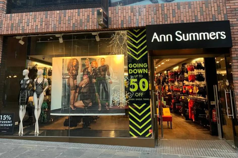 Ann Summers pre-tax loss widens to 13.1 million pounds