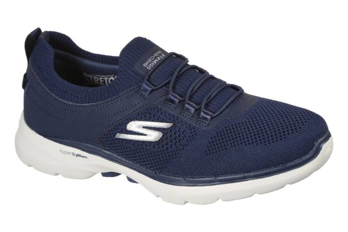 Ein Skechers Modell mit dem 'S'-Logo. Foto: Skechers