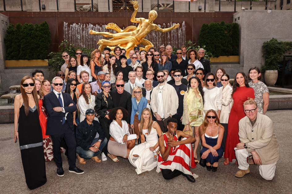 CFDA and Vogue launch United Flags of Fashion installation at Rockefeller Center