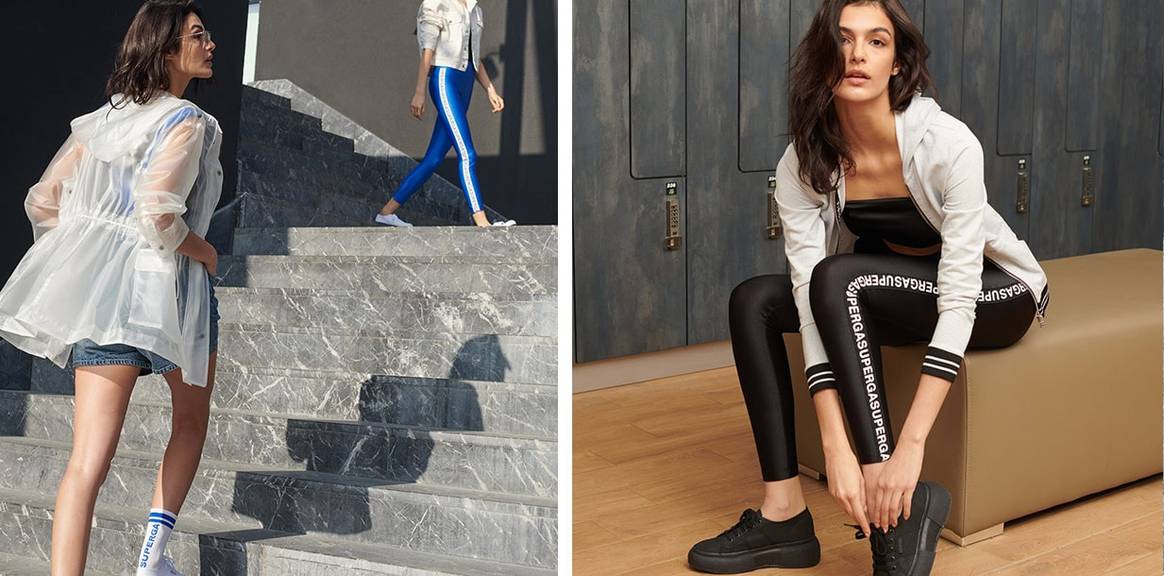 Athleisure goes glam: Calzedonia en Superga lanceren capsulecollectie