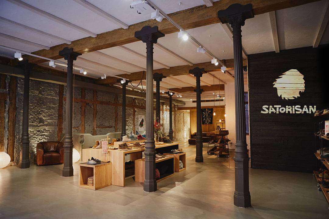 Tienda de Satorisan en el número 5 de la calle del Almirante de Madrid (España).