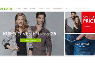 Jeans Centre vernieuwt webwinkel