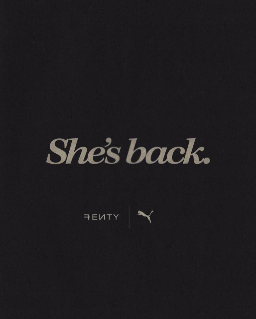 Puma's announcement of their renewed collaboration with Rihanna. Image: Puma