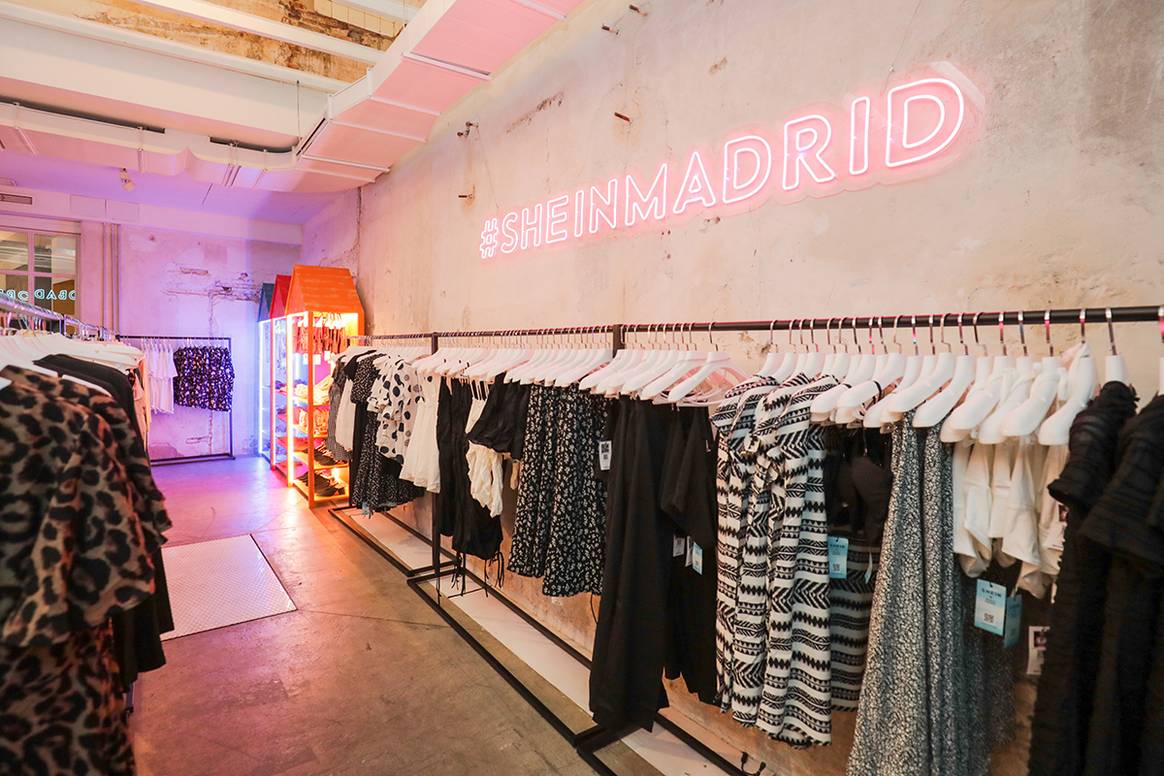 Photo Credits: Pop-up de Shein en espacio Ephimera, en el número 3 de la calle de Sandoval de Madrid.