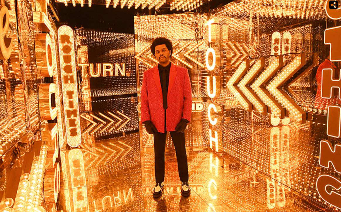 The Weeknd in Givenchy