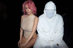 Kanye West and Bianca Censori bring a wind of madness to the Prototypes fashion show