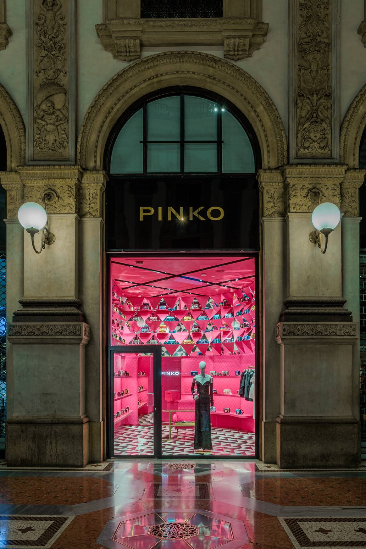 Der Pinko Shop in der Galleria Vittorio Emanuele II in Mailand. Bild: Pinko / Fashion Club 70