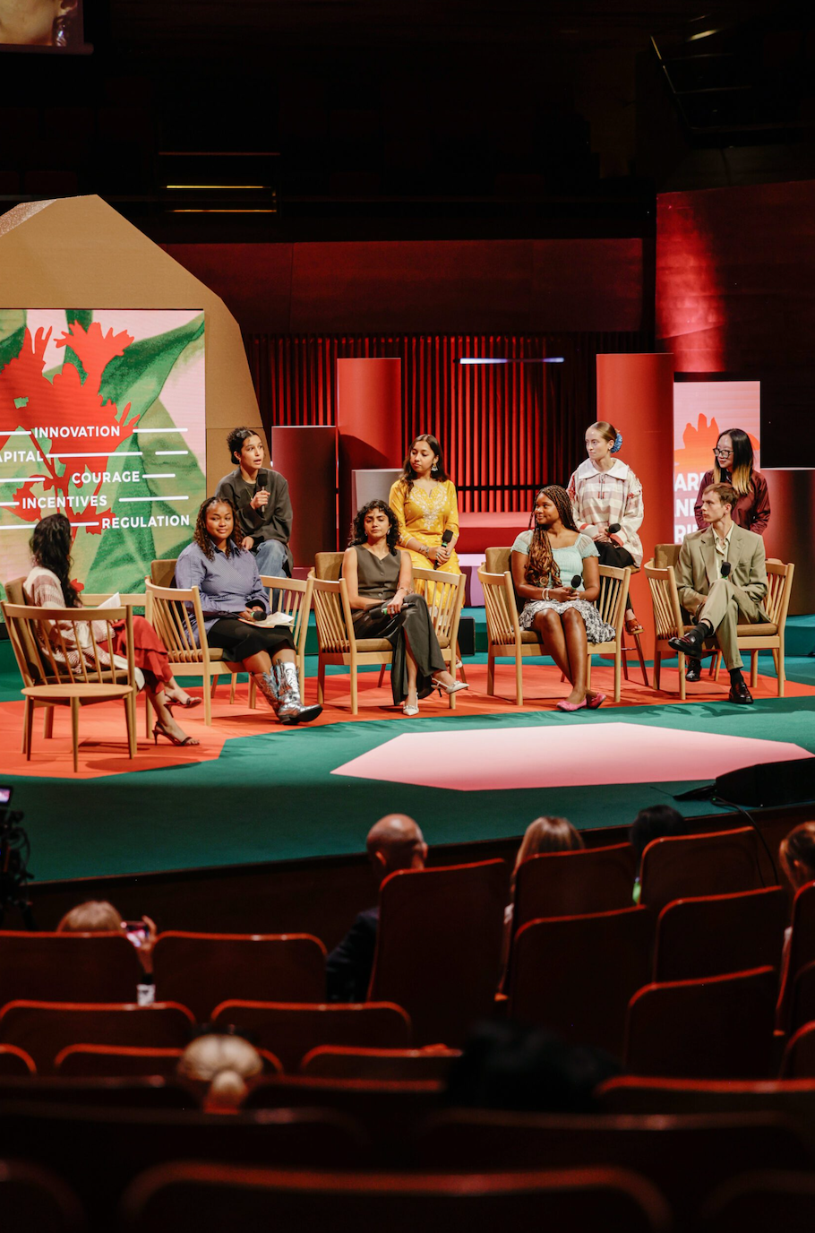 The future of fashion is in good hands - the next generation at the Global Fashion Summit.