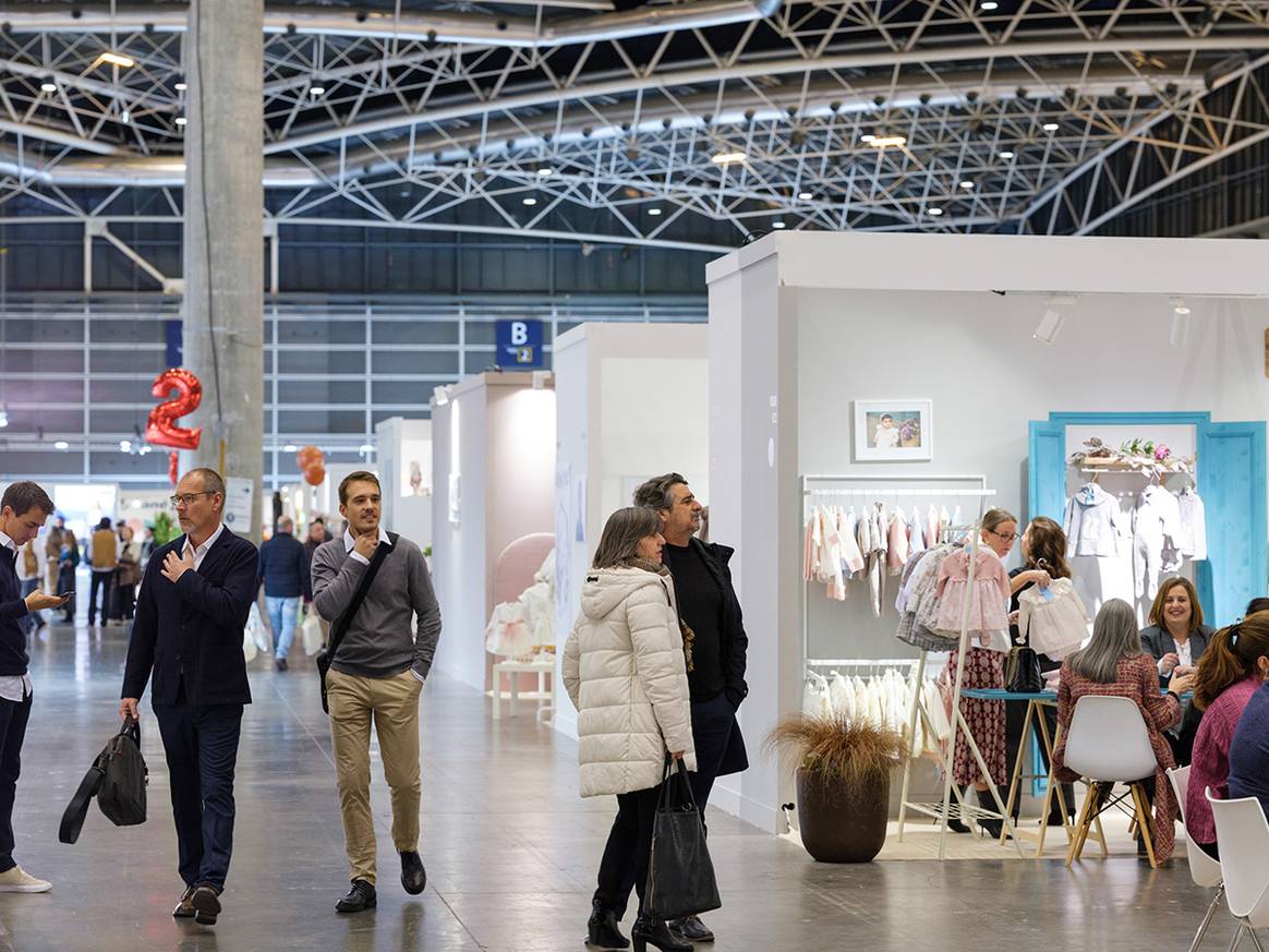 Interior del recinto ferial de Feria Valencia durante la pasada edición de Babykid Spain + FIMI de enero de 2023.