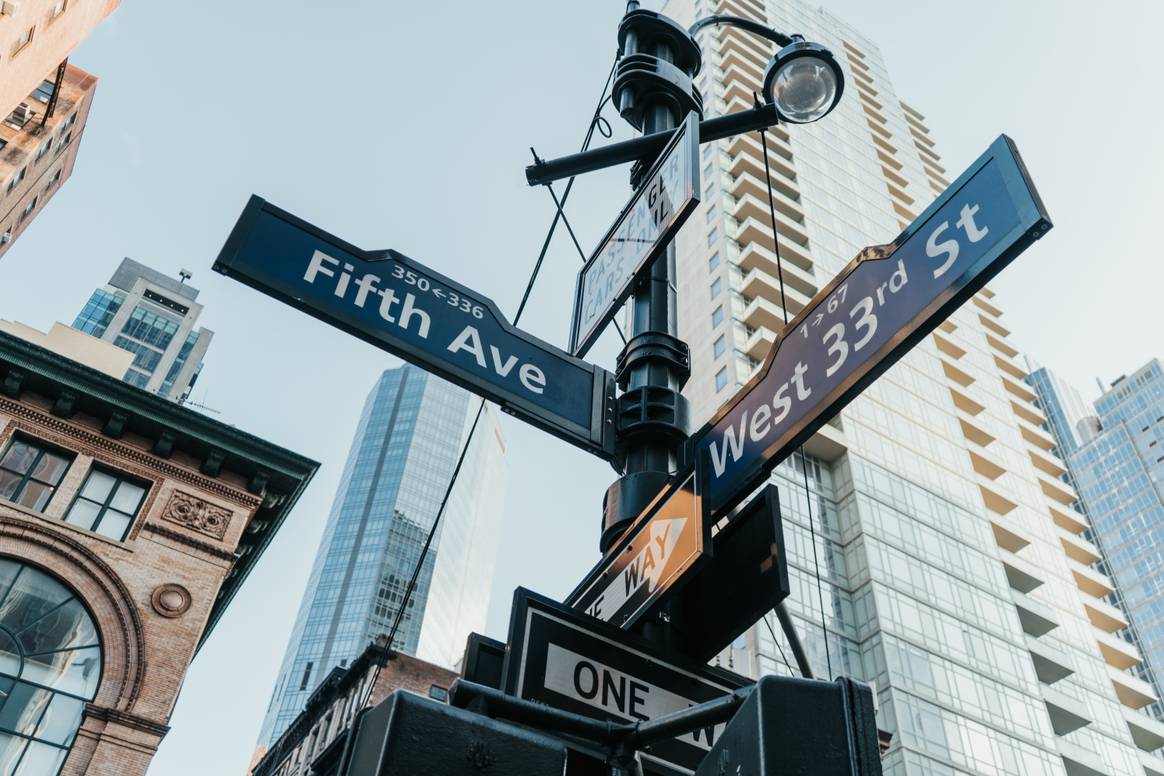 Fifth Avenue in New York City.