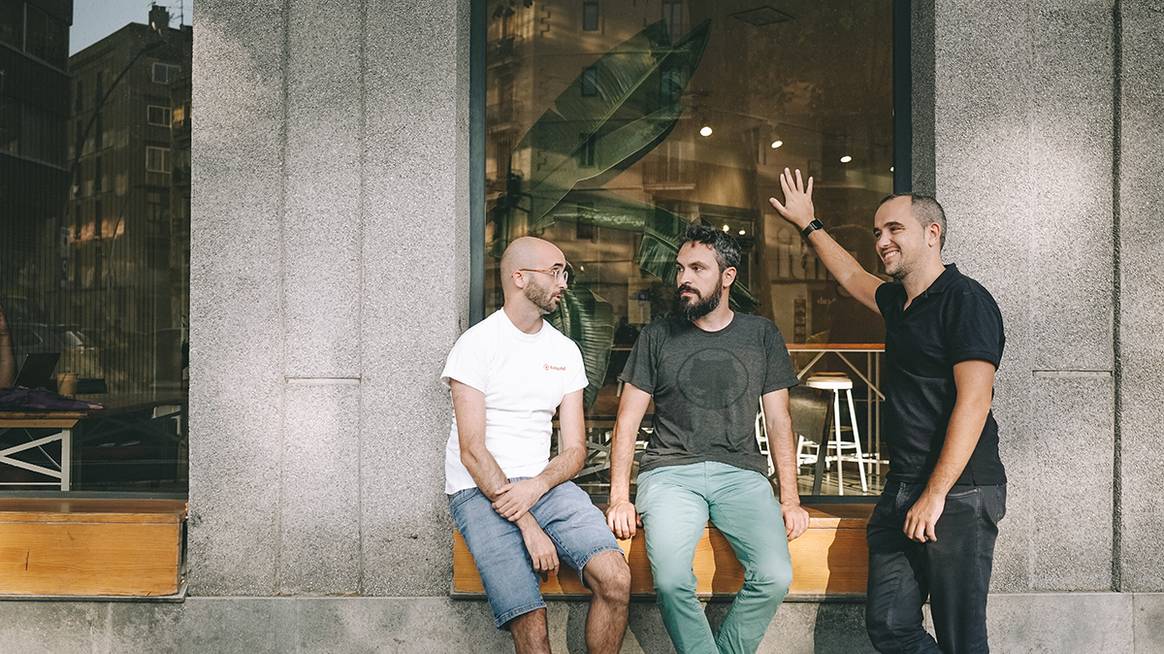 Photo Credits: Jordi Romero, Bernat Farrero y Paul Ramon, cofundadores de Factorial.