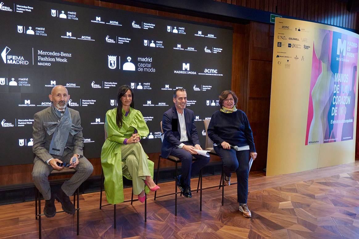 Photo Credits: Rueda de prensa de presentación de los actos de la Semana de la Moda de Madrid. Fotografía de Pablo Paniagua, por cortesía de Madrid es Moda.