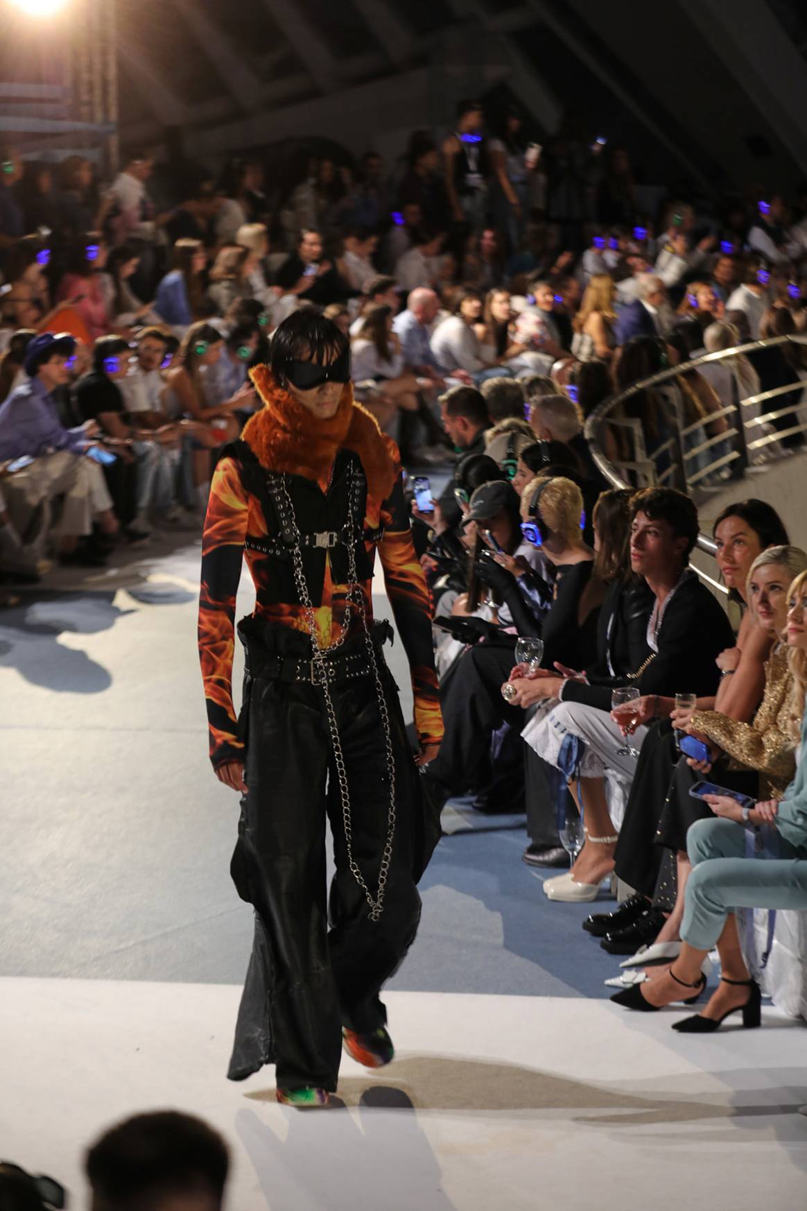 L’Hemisfèric de la Ciudad de las Artes y las Ciencias de Valencia durante la edición del Clec Fashion Festival de 2023.