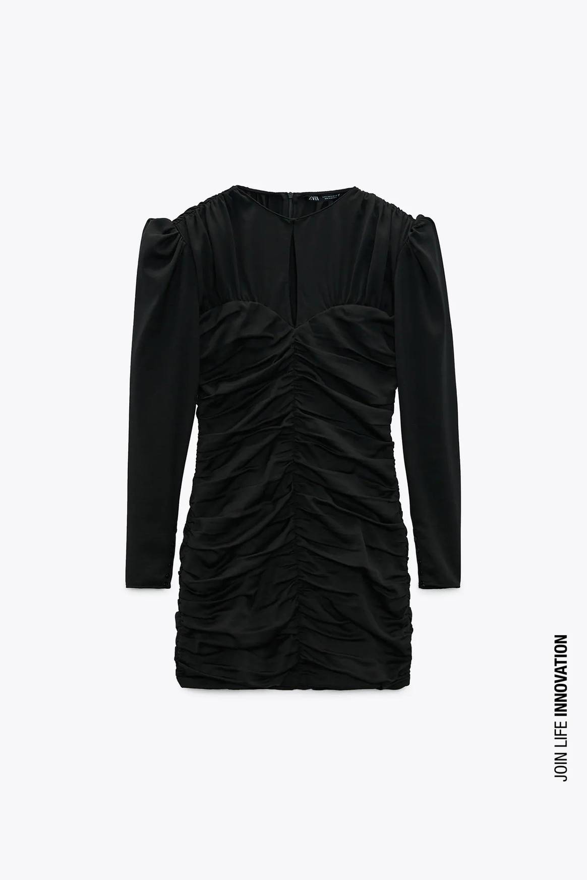 Photo Credits: LanzaTech x Zara, colección cápsula de vestidos hechos a partir de emisiones de dióxido de carbono. Zara, página oficial.