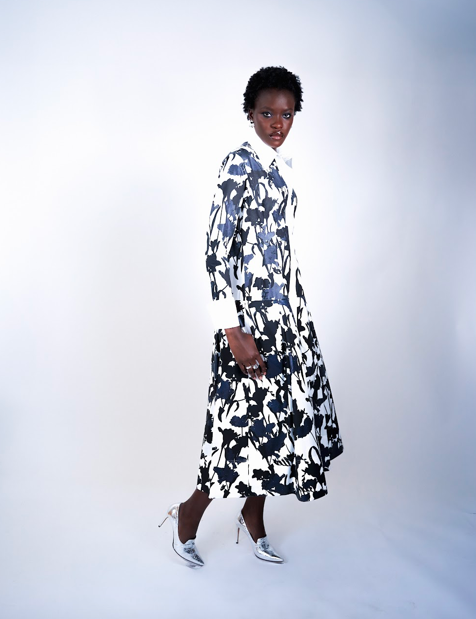 The shirt dress will be available through the brand’s official website.