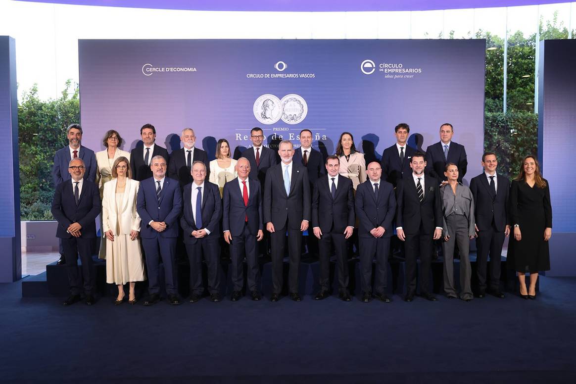 Ceremonia de entrega de la VIII edición del Premio Reino de España a la Trayectoria Empresarial.