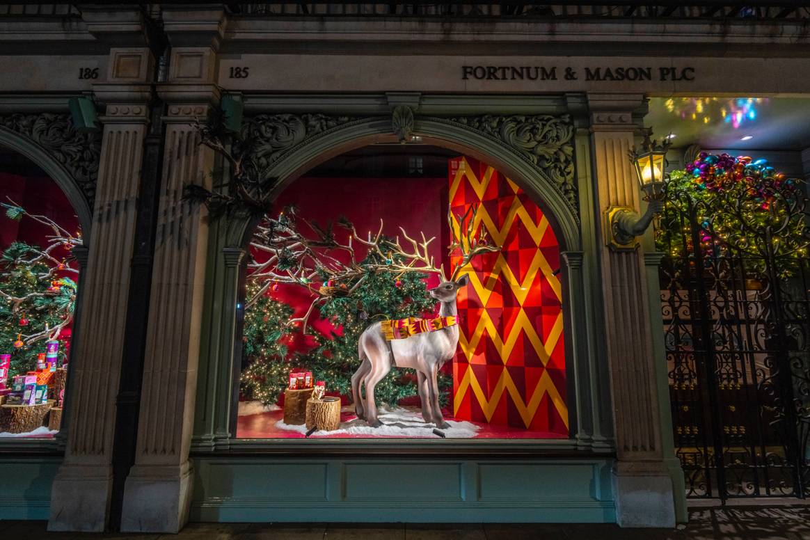 Fortnum & Mason Weihnachtsfenster