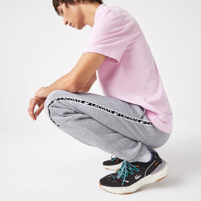 Herren Lacoste trainingshose mit bedruckten Streifen | Lacoste