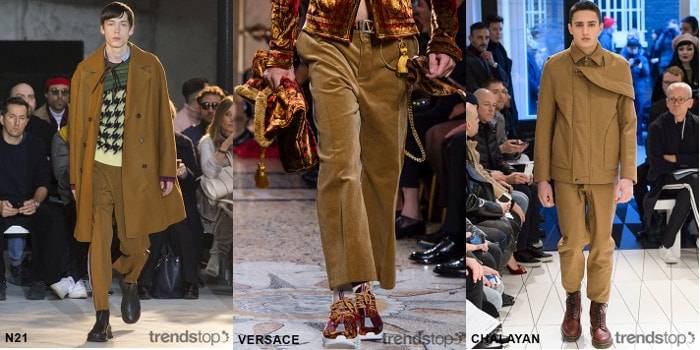 I colori autunno inverno 2018-19 visti sulle passerelle uomo