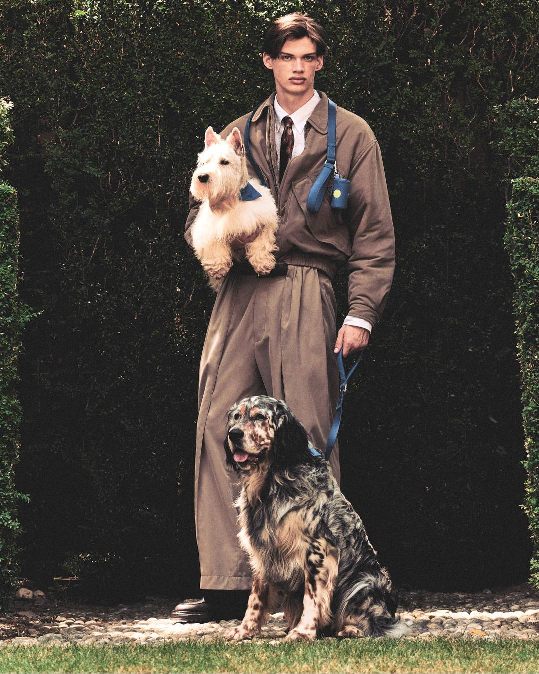 Giorgio Armani e Poldo Dog Couture.