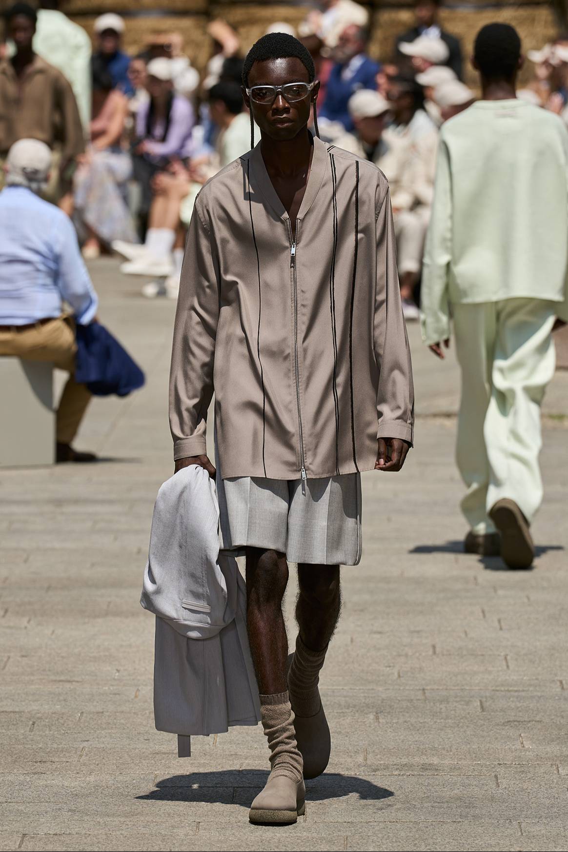 Créditos: Zegna, colección “L’Oasi di Lino” para la temporada Primavera/Verano SS24. Fotografía de cortesía.