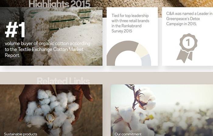 C&A publishes first sustainability report
