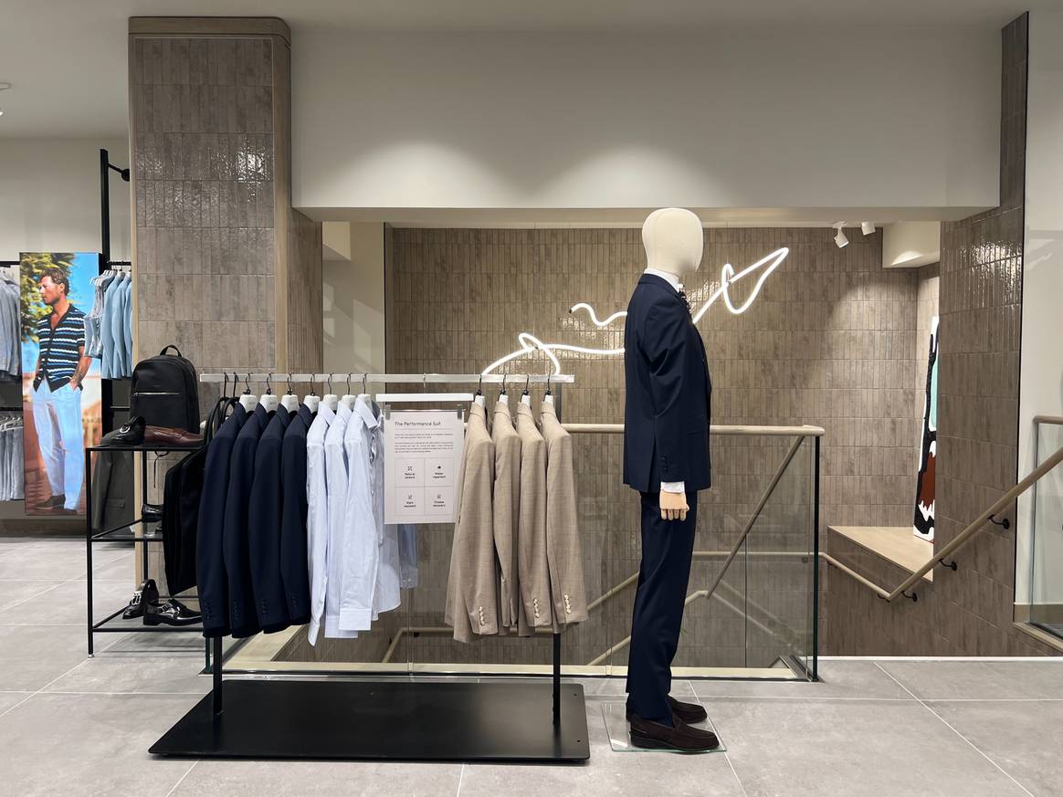 Moss' refurbished Oxford Street West flagship store.