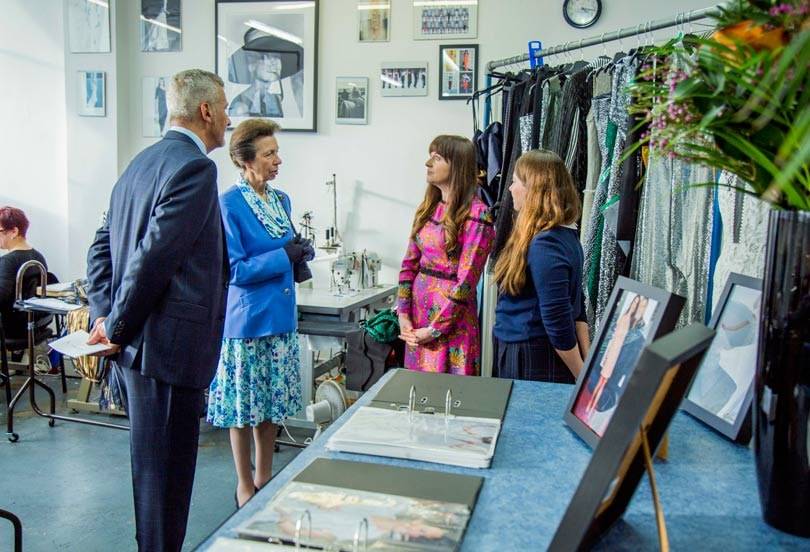 Clothing manufacturer Gosha hosts royal visit