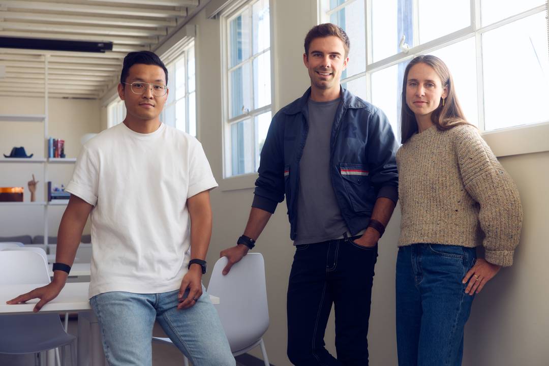 Unspun leadership team: (from left) co-founder Walden Lam, CEO Kevin Martin and co-founder Beth Esponette.